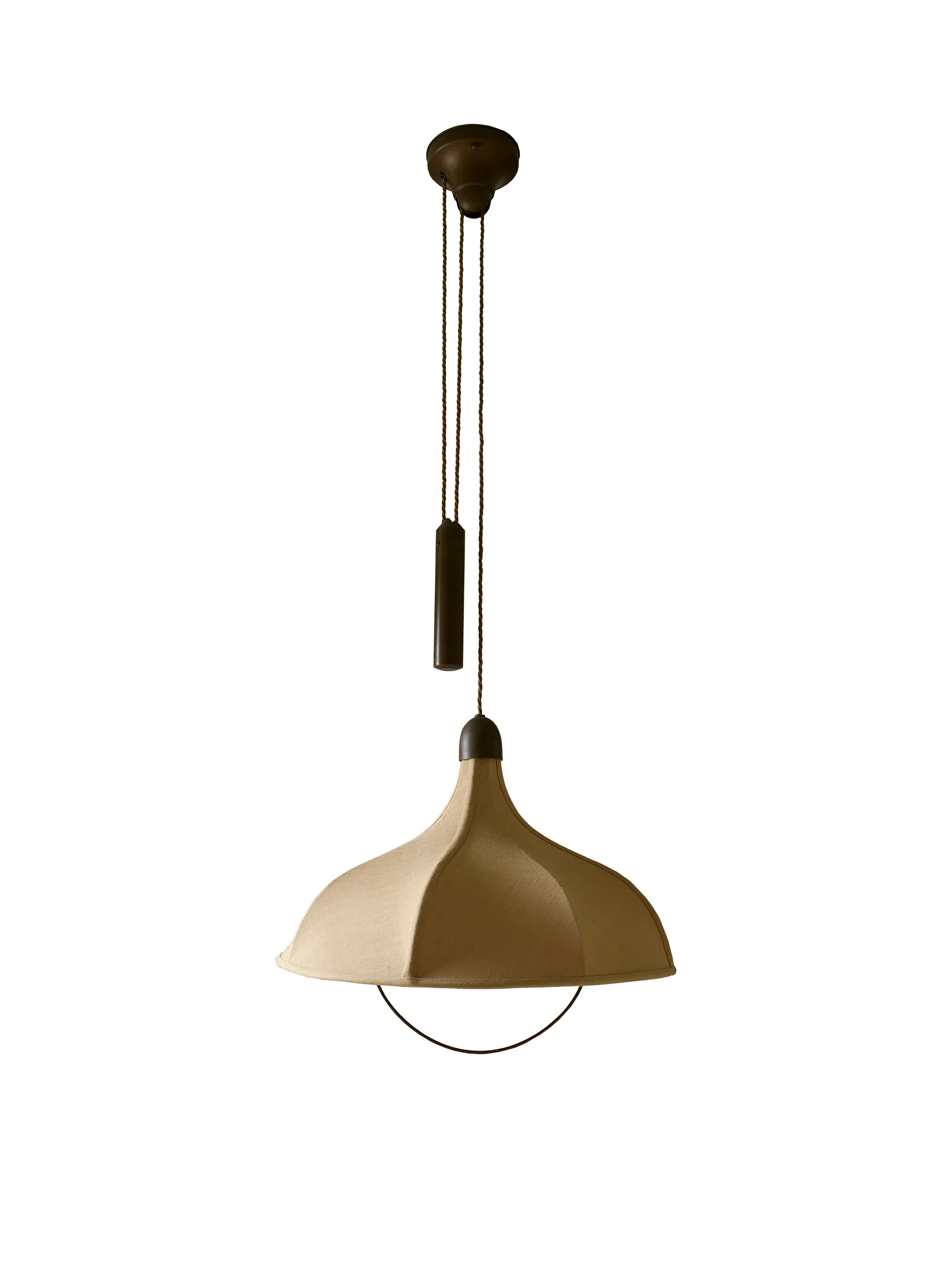 Brass Snowdrop Rise and Fall Light